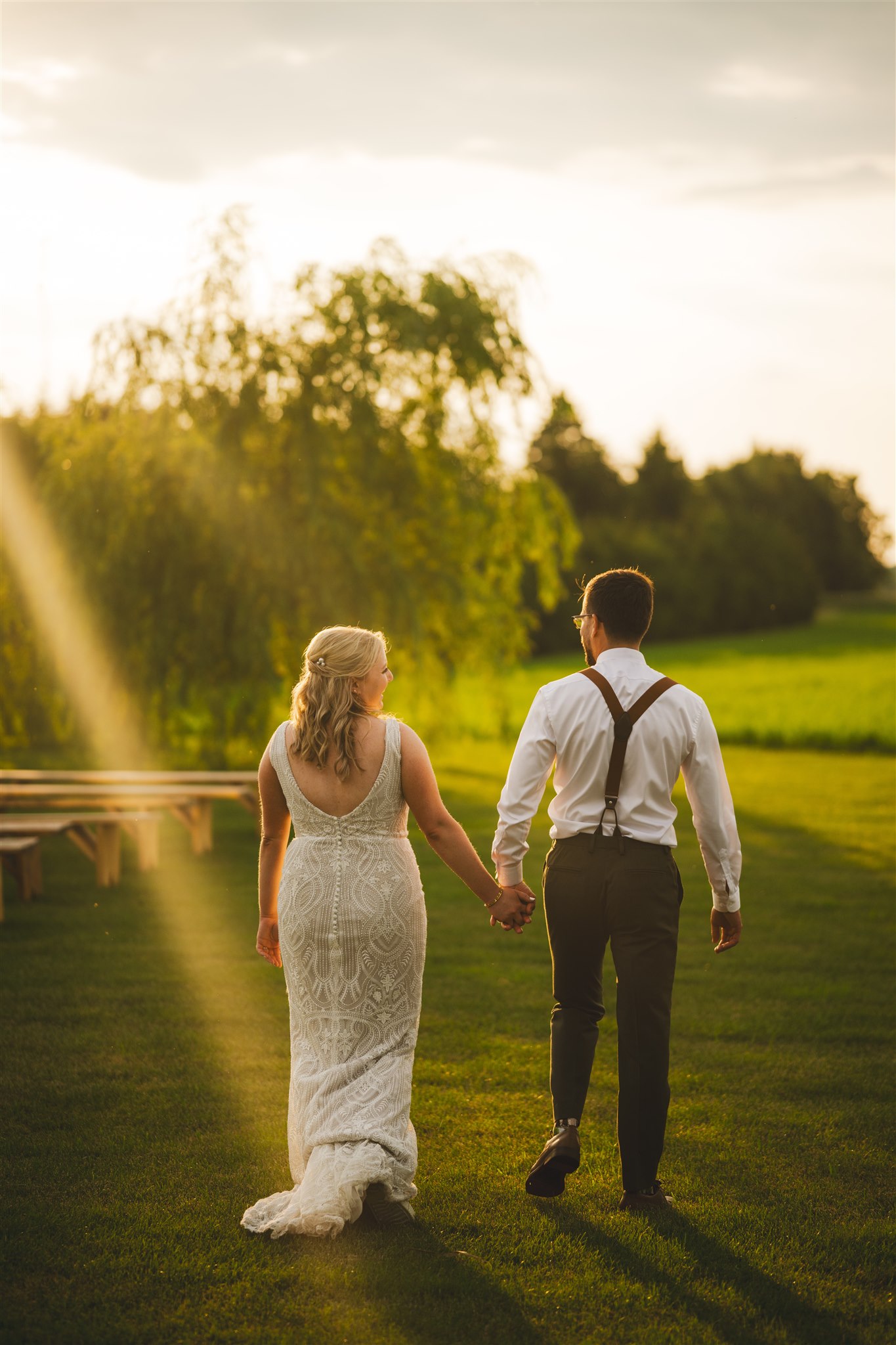 Wedding celebration at Thatcher Farms