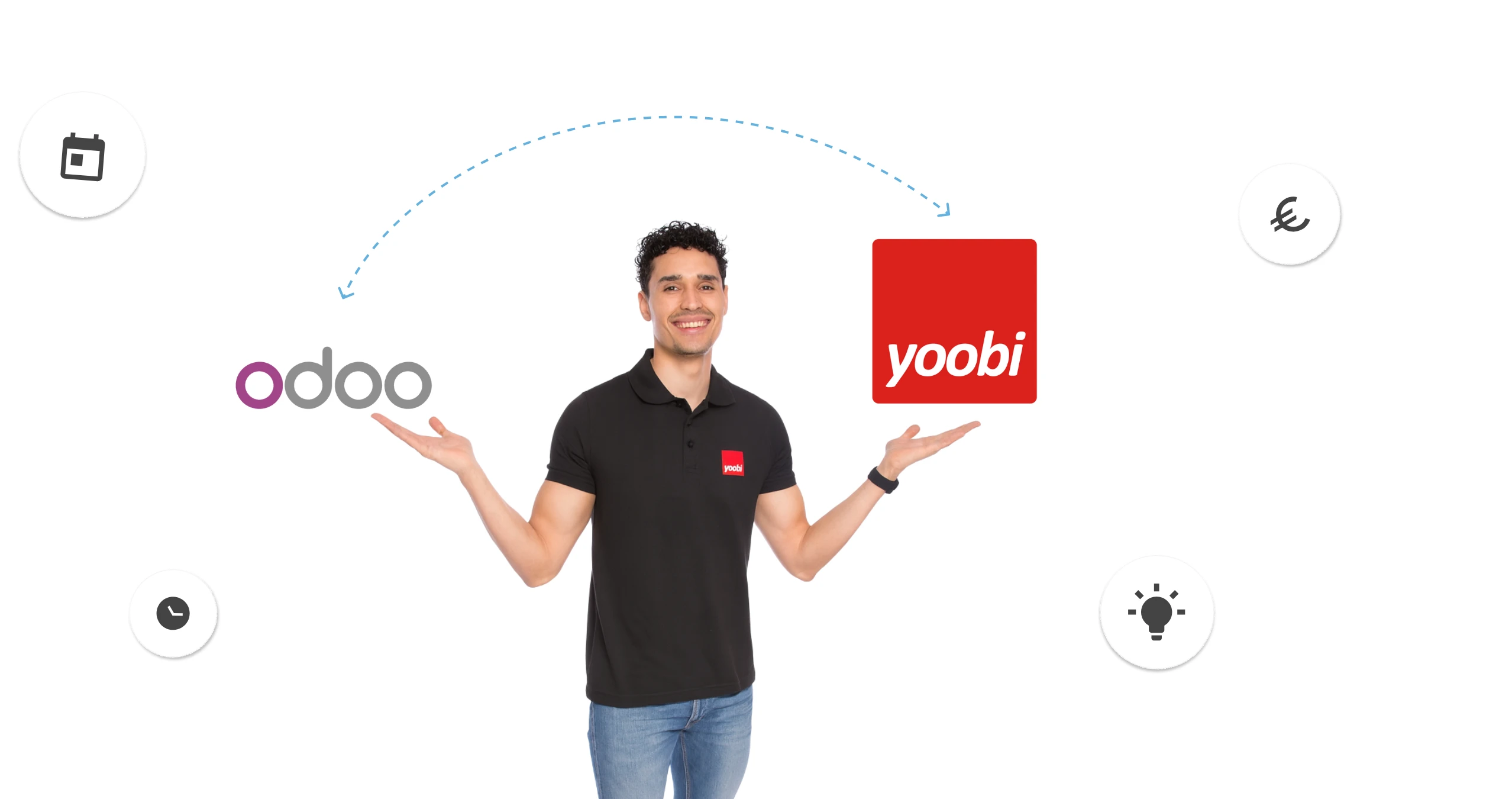 Alle geregistreerde uren, kilometers en bedragen overzichtelijk samengevat in de timesheet van Yoobi. Registreer gewerkte uren direct in de timesheet.