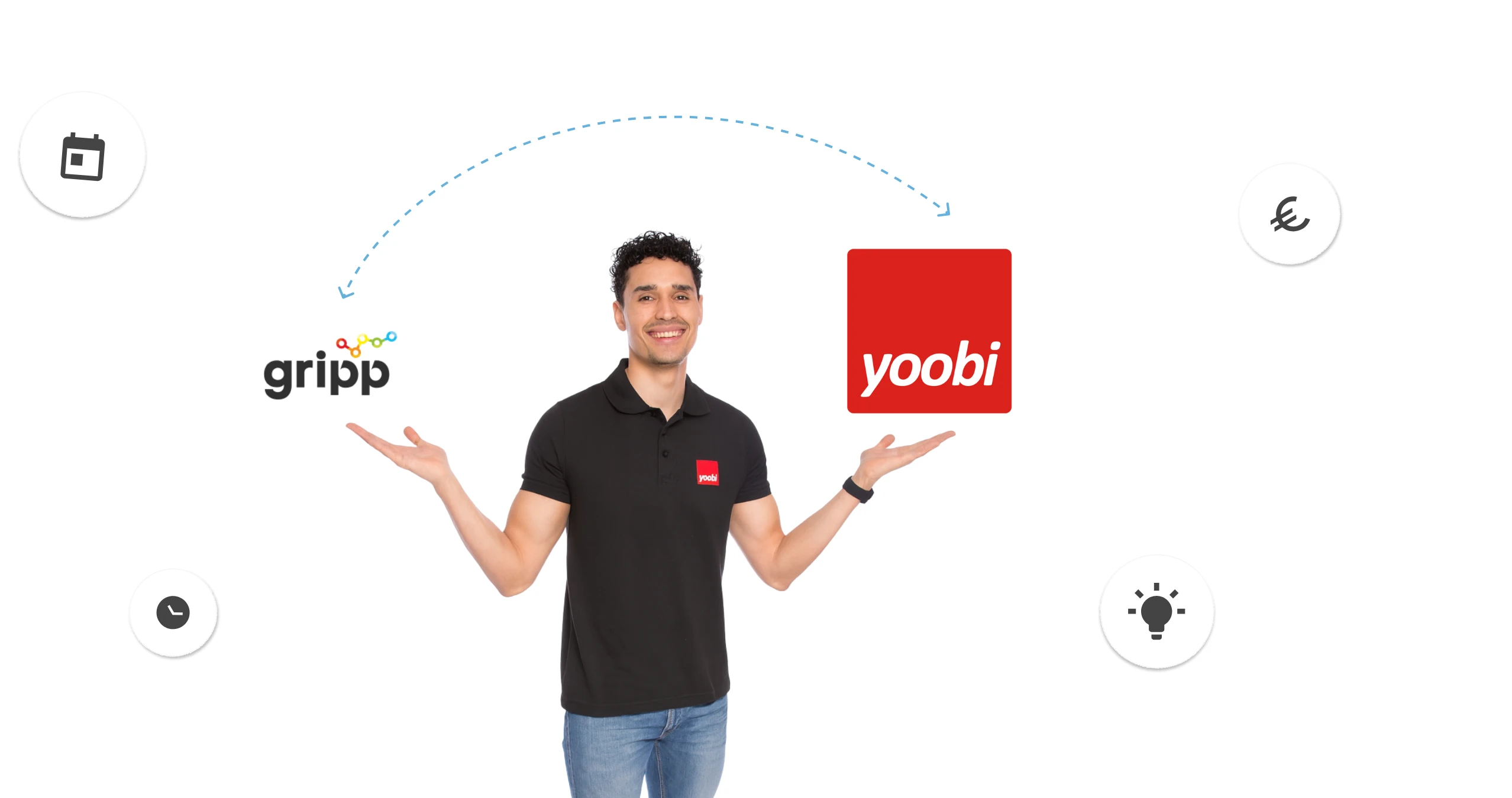 Alle geregistreerde uren, kilometers en bedragen overzichtelijk samengevat in de timesheet van Yoobi. Registreer gewerkte uren direct in de timesheet.