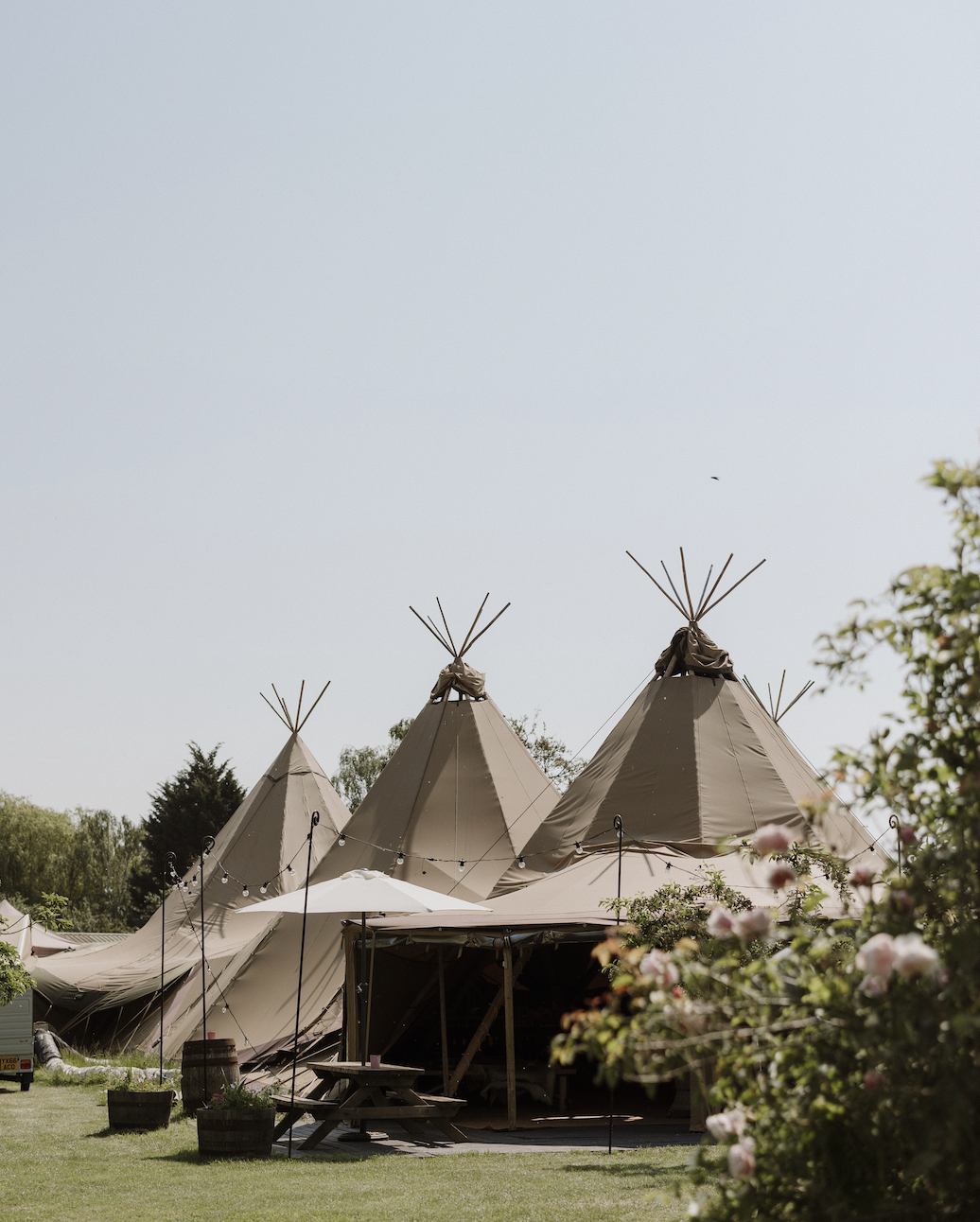 Tipis wedding venue, Skipbridge Country Weddings, York