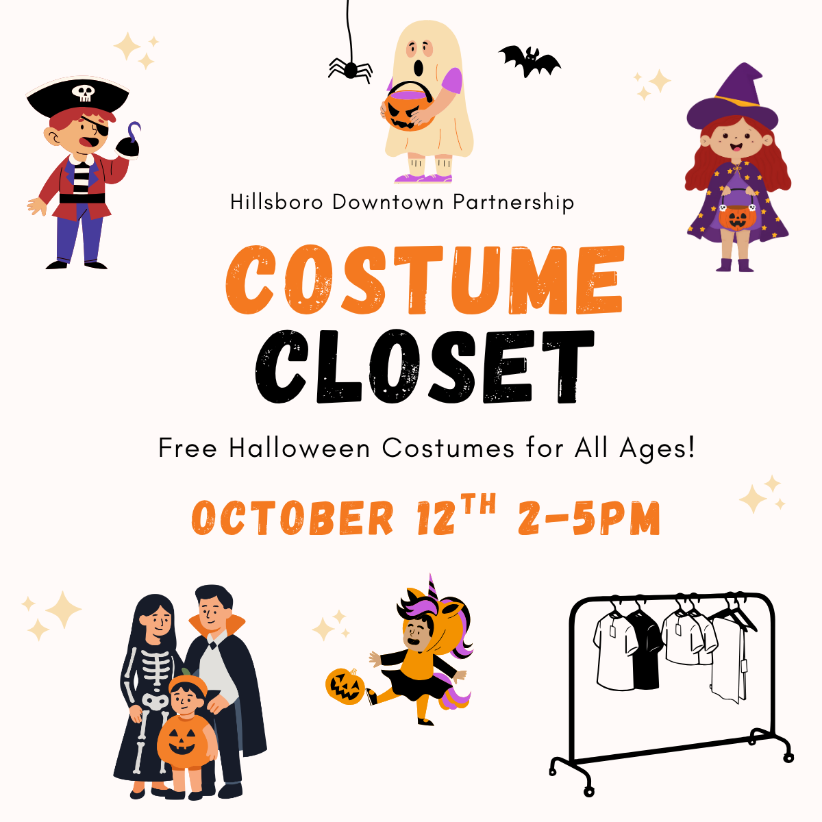Costume Closet - Sunday Oct. 12th 