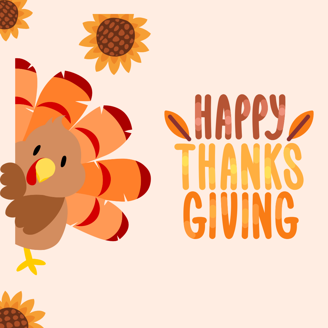 Thanksgiving - Thursday Nov. 27th 