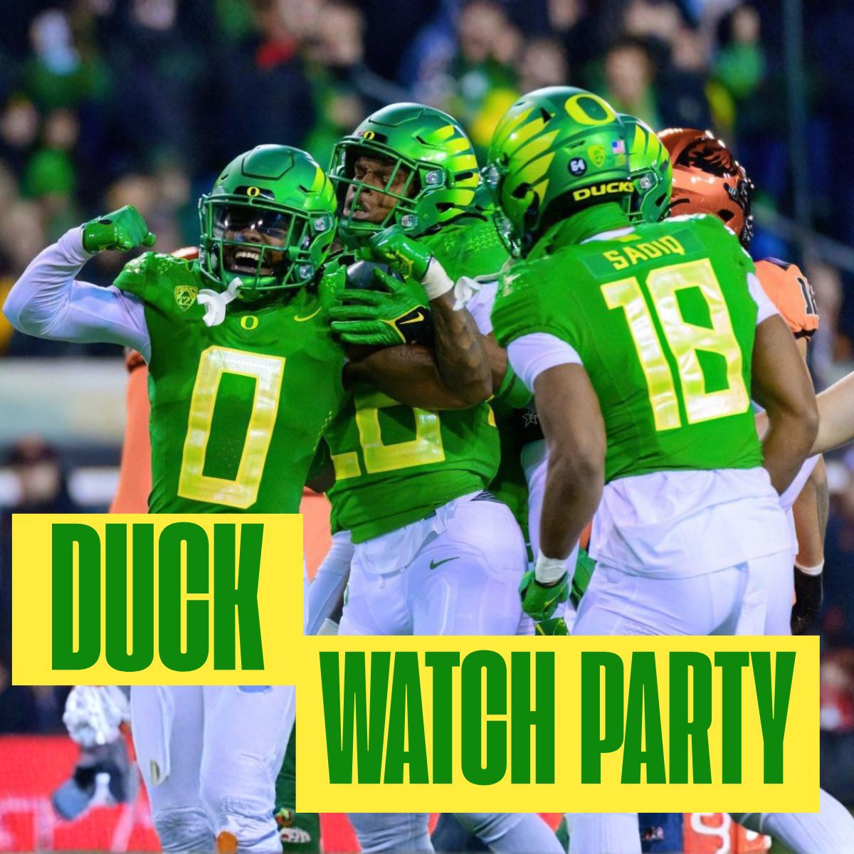 Duck Playoff Watch Party - Friday Jan. 9th