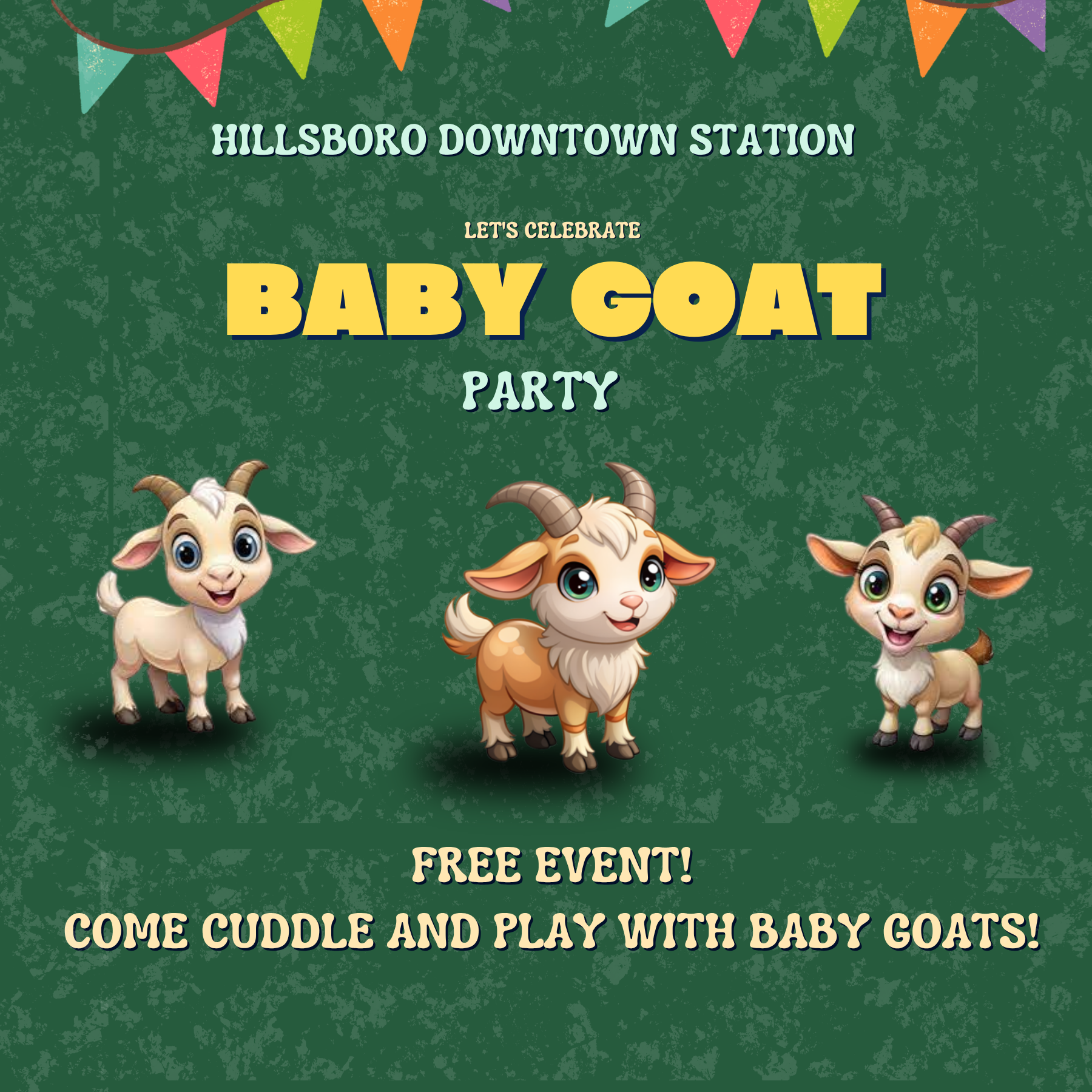 Baby Goat Party - Sunday August 30th