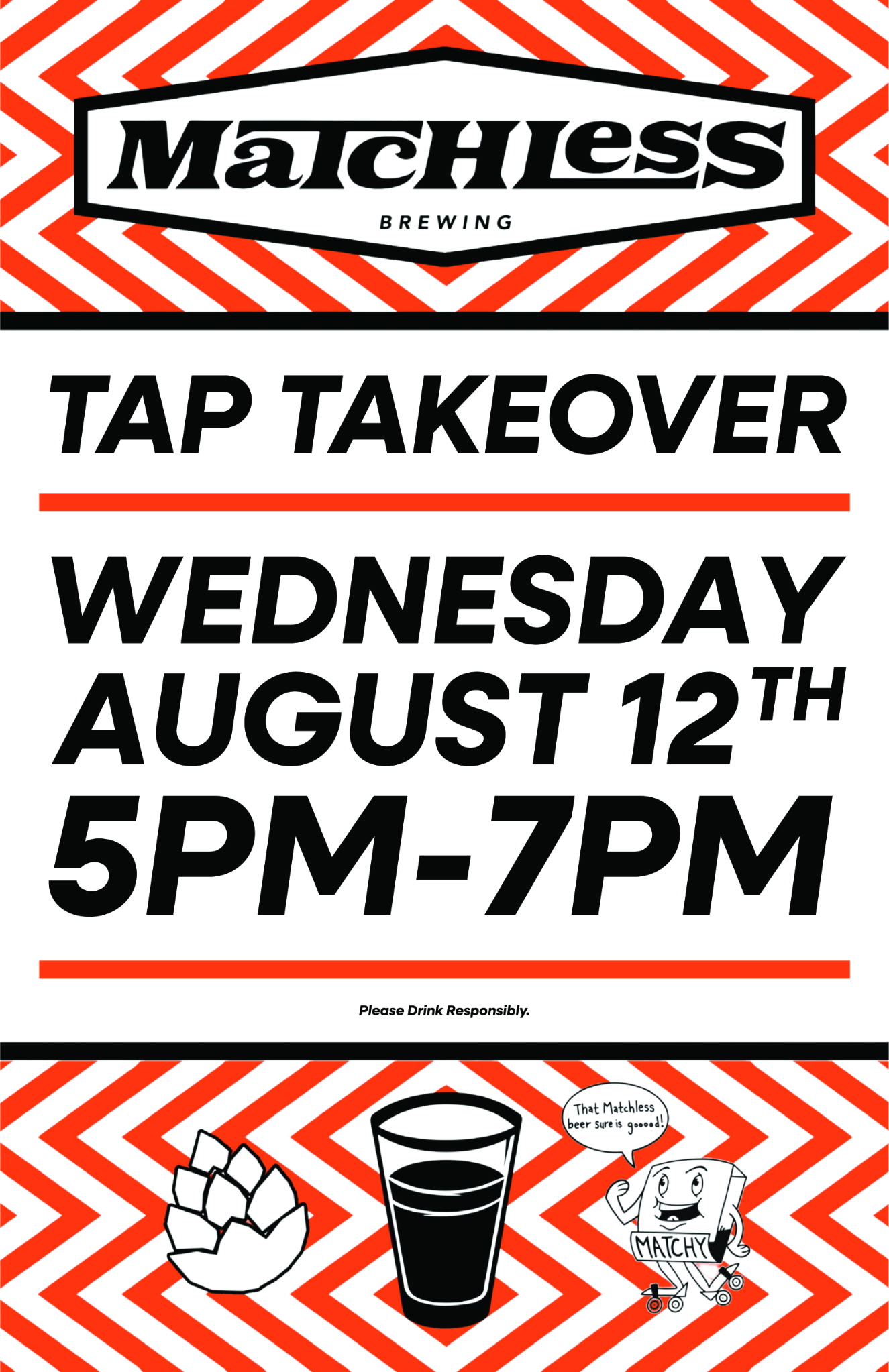 Matchless Tap Takeover - Wednesday August 12th