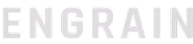 The word 'ENGRAIN' in bold uppercase letters with a modern sans-serif font style.
