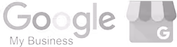 Google My Business logo with store icon.