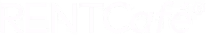 RENT Café logo in white text with a registered trademark symbol.