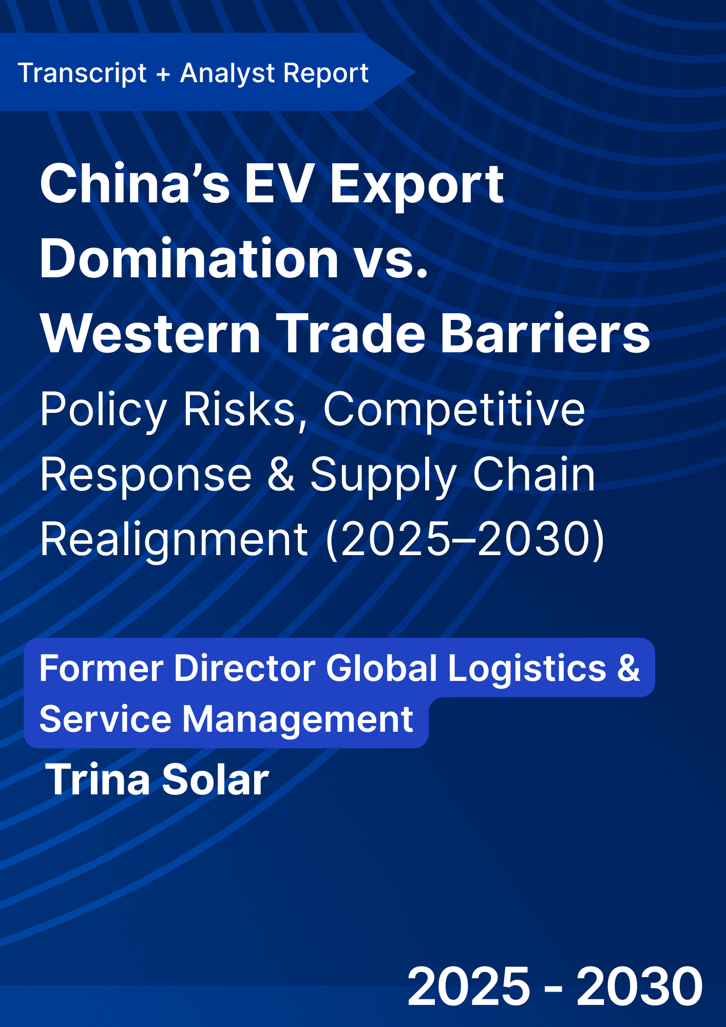 A graphic showing Transcript IQ topical report