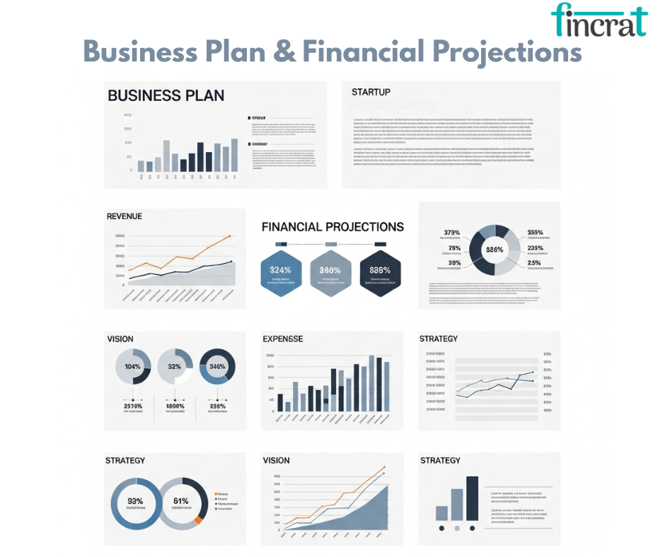 Business Plan & Financial Projections, a Founder's Guide to Funding-Ready Documents by fincrat