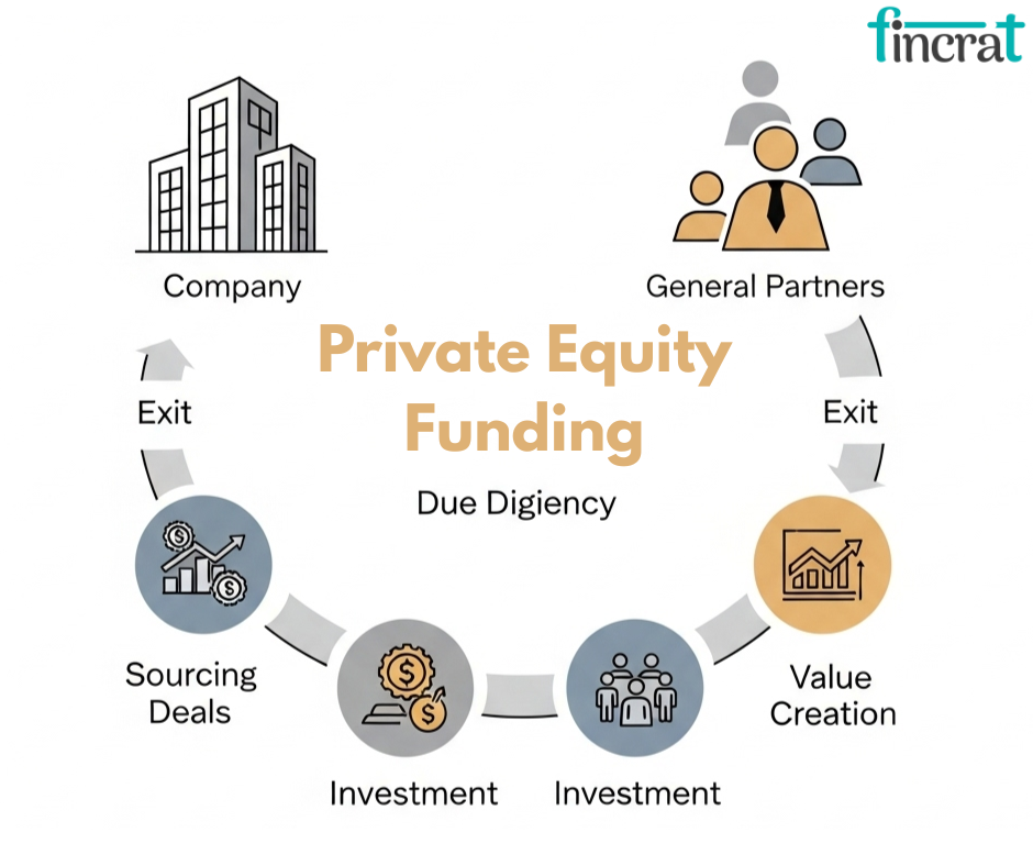 How Private Equity Funding Works in Late-Stage Startups  for Founders by fincrat