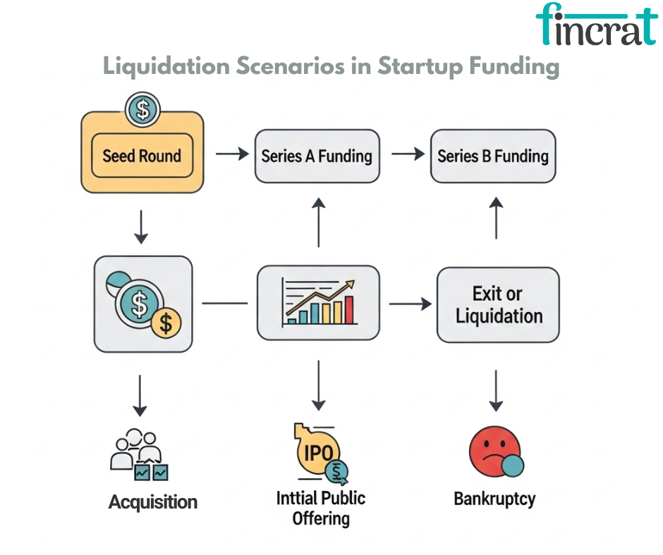 5 Startup Liquidation Scenarios Every Founder Should Understand Winners, Losers, and Lessons from Real Deals by fincrat