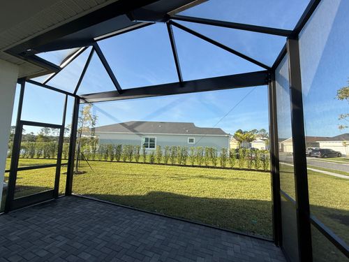 Mansard Screen Enclosure in Melbourne, FL.