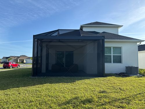 Mansard Screen Enclosure in Melbourne, FL.