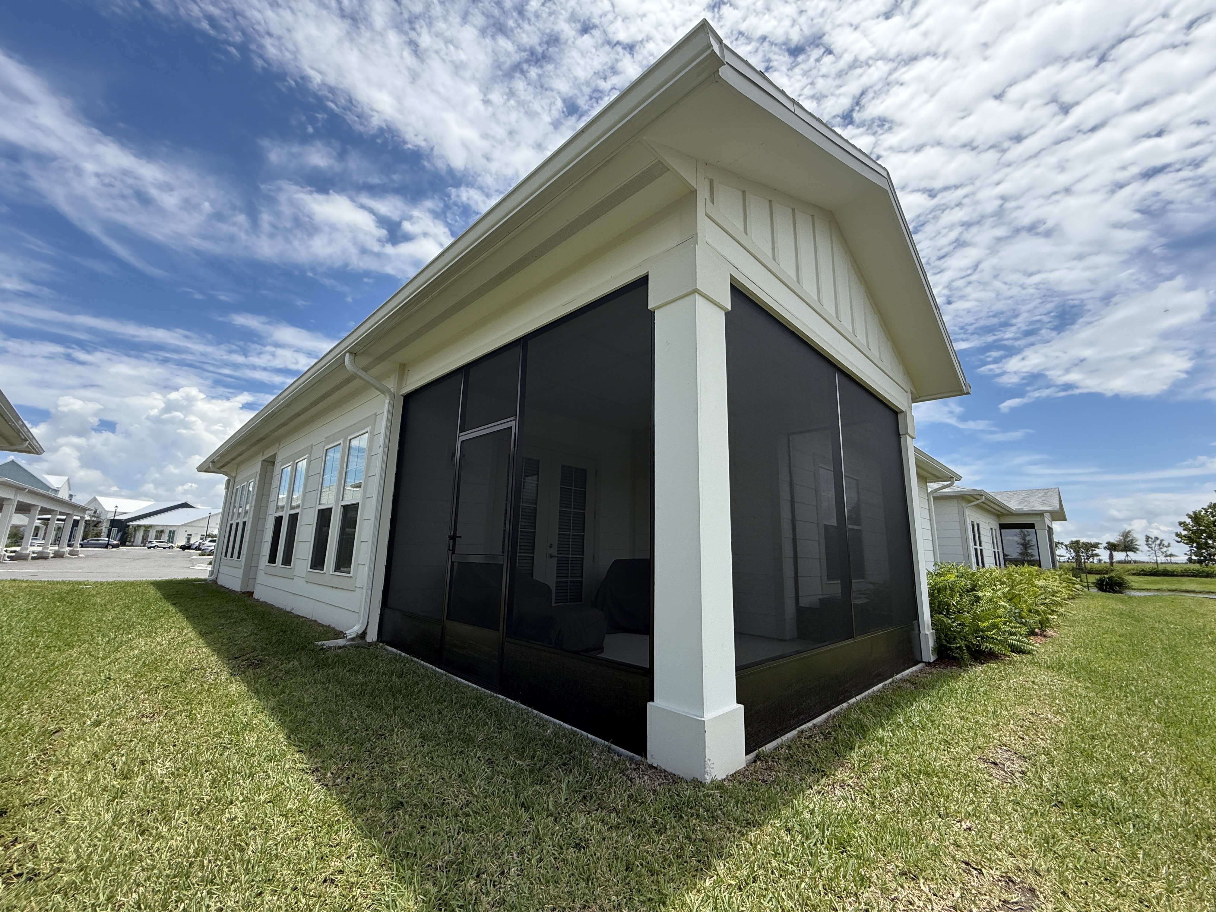 Composite Room with black kickplate