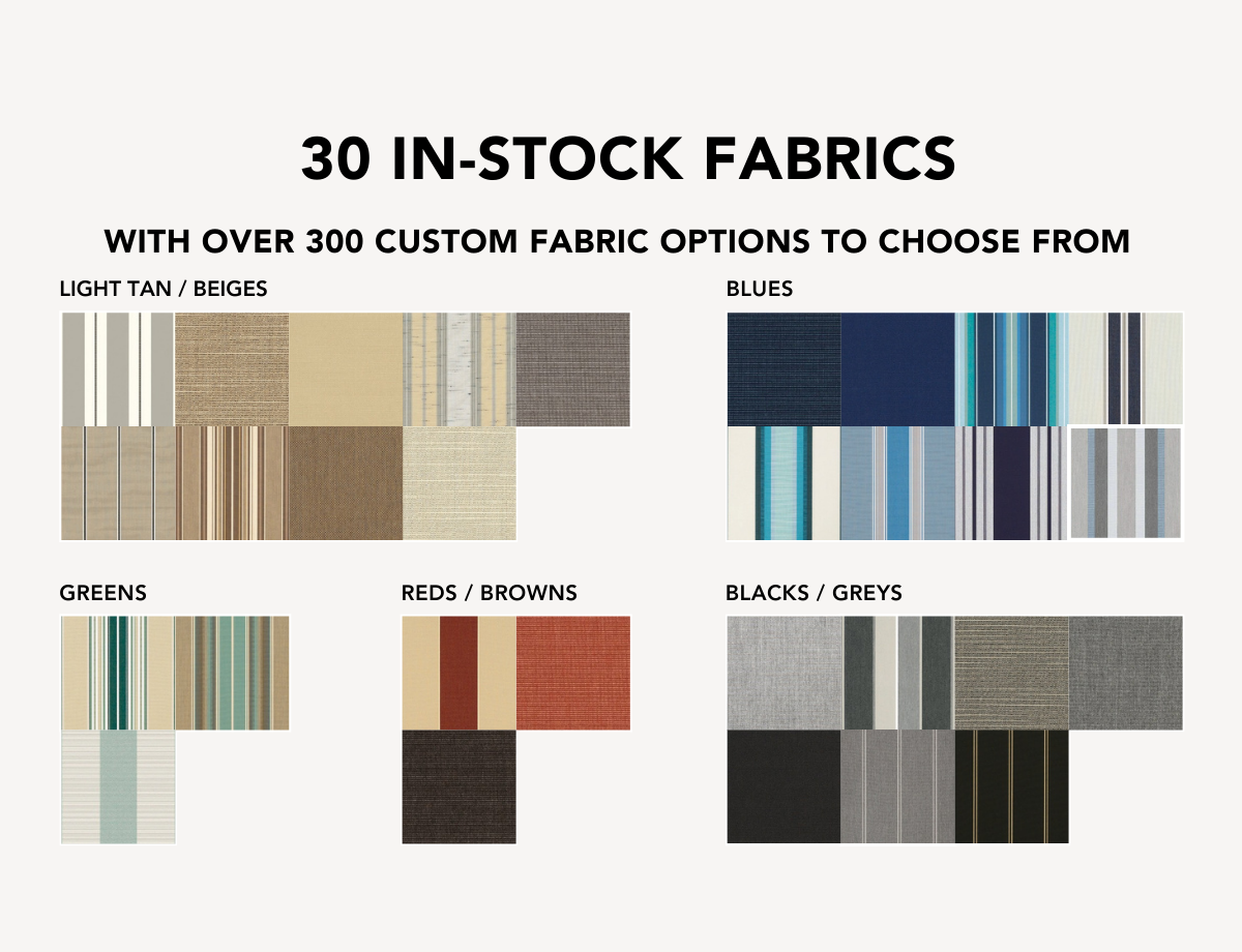 Awning fabric options