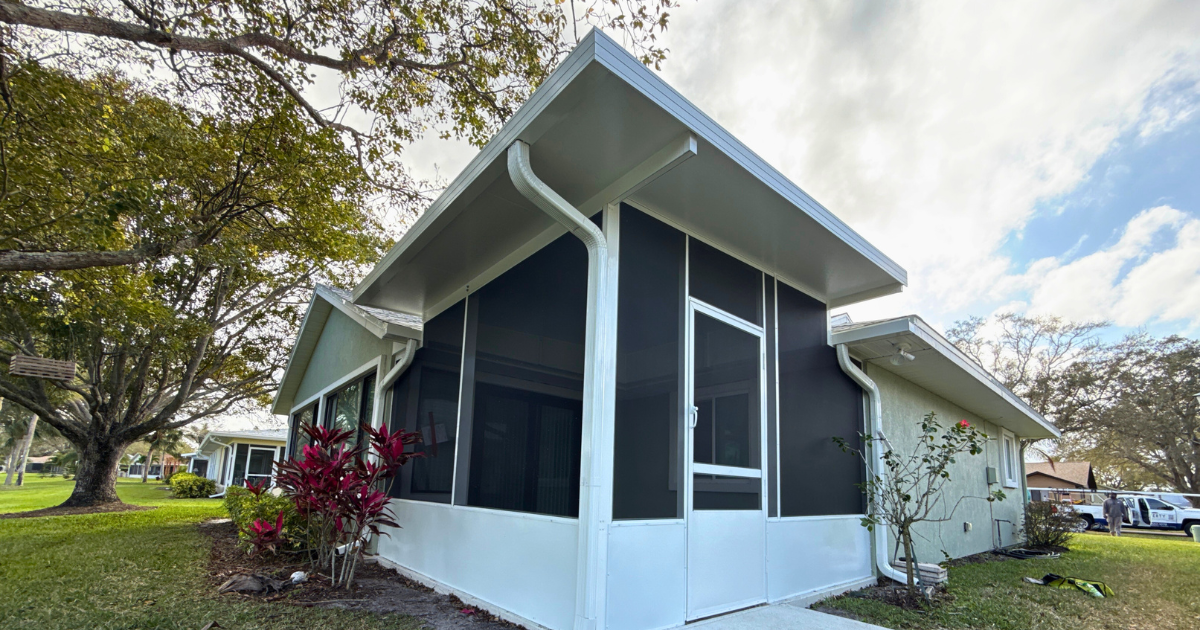 Aluminum Porch Extension in Melbourne, FL
