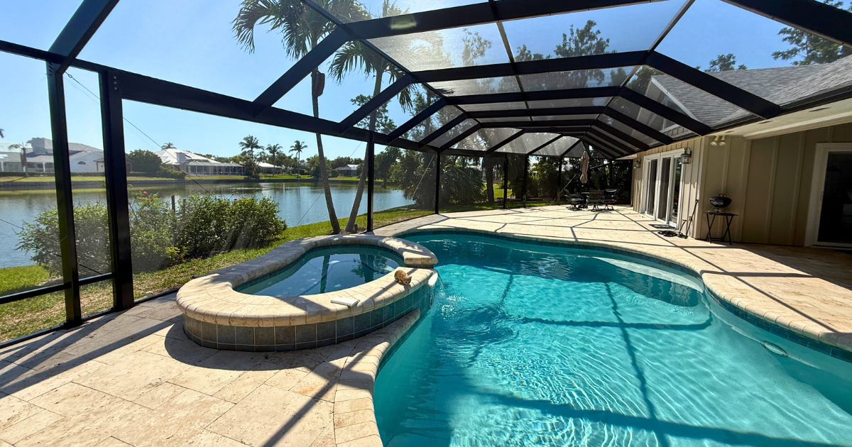 Pool Screen Enclosure in Melbourne, FL.