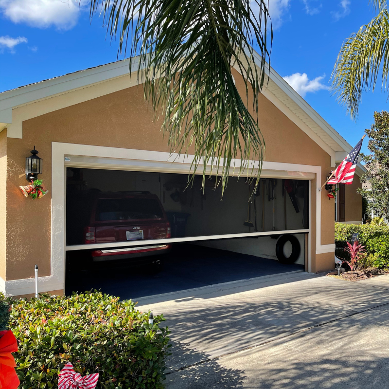 Motorized Garage Screens in Melbourne, FL.