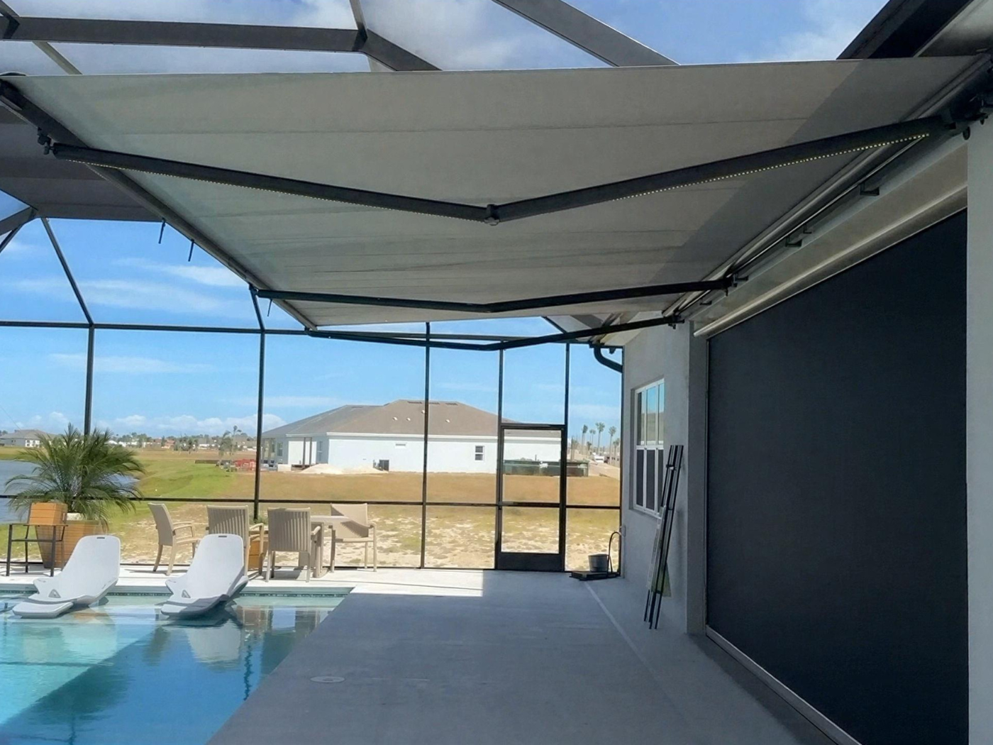Motorized Garage Screens in Palm Bay, FL.