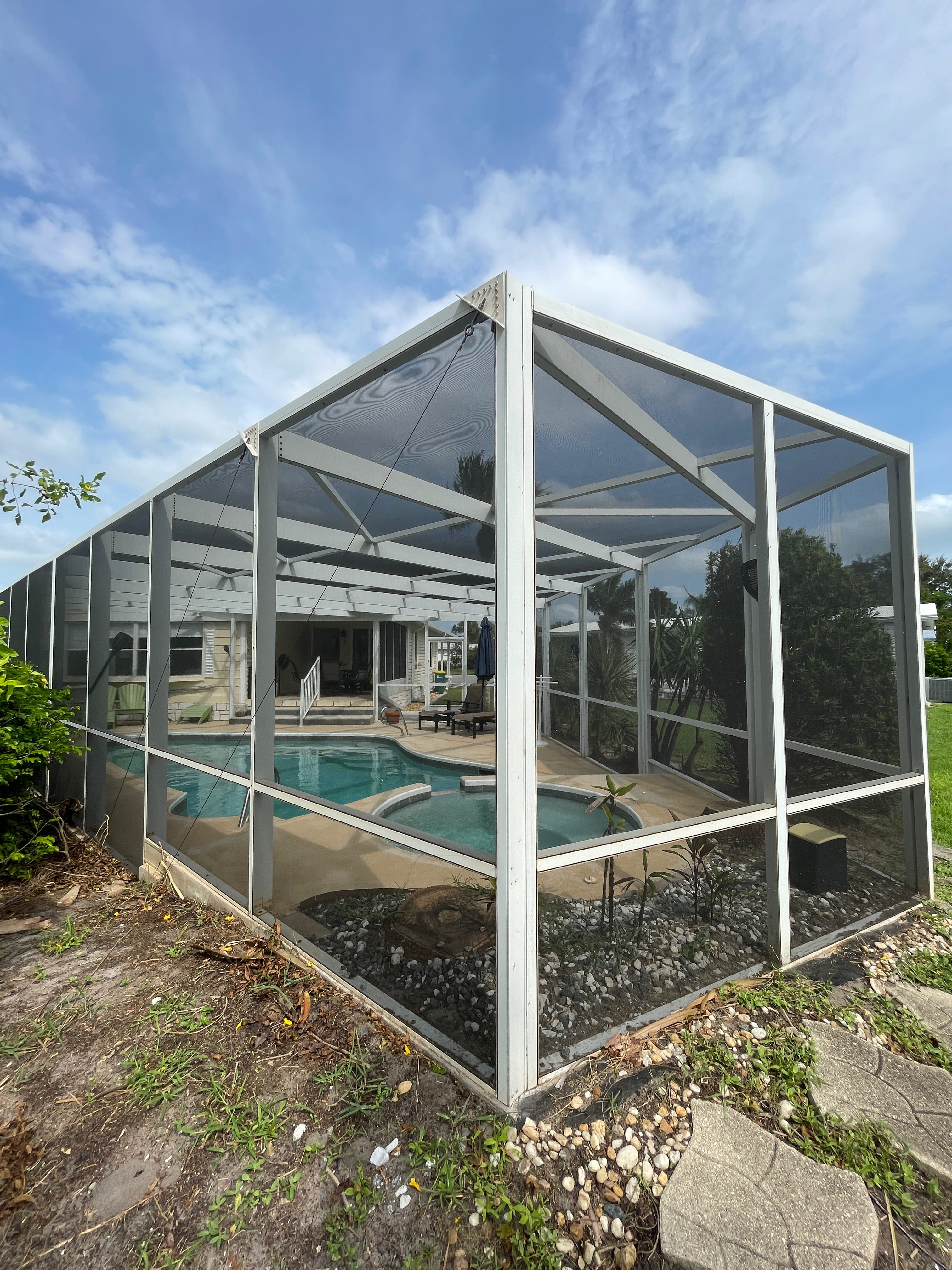 Porch Rescreening in Palm Bay, FL. 
