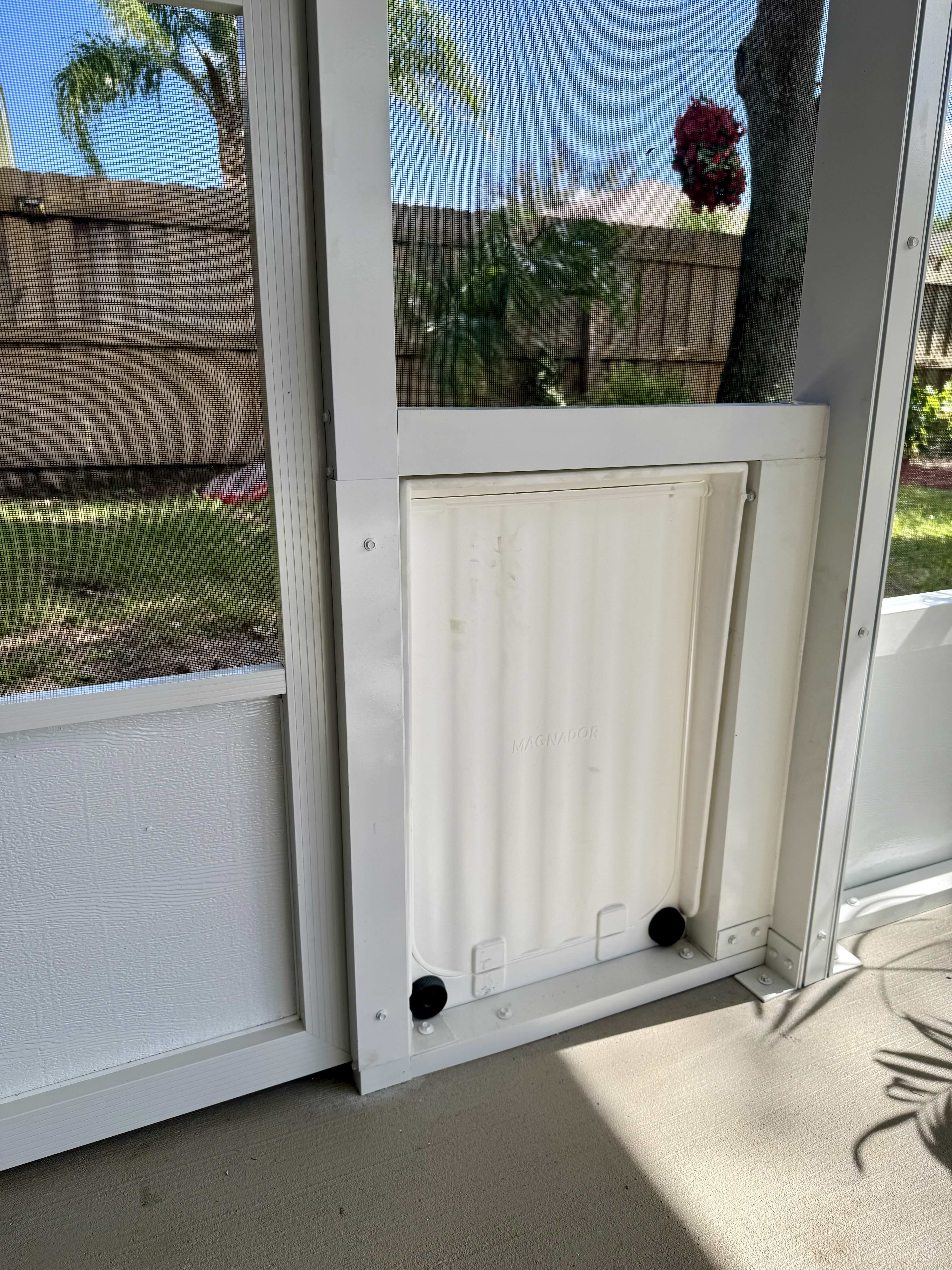 Aluminum Dog Doors in Melbourne, FL. 