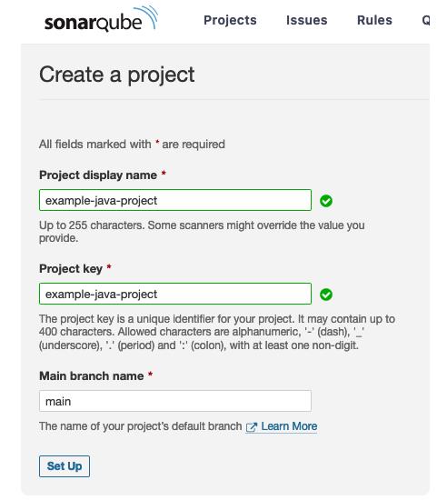 Image of SonarQube example project