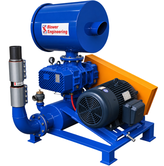 Blower Engineering positive displacement blower package