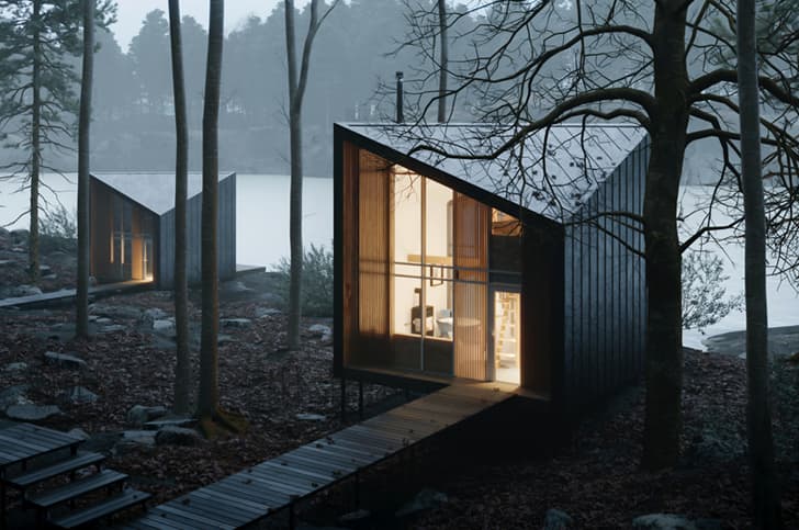An example of architecture designed around nature.