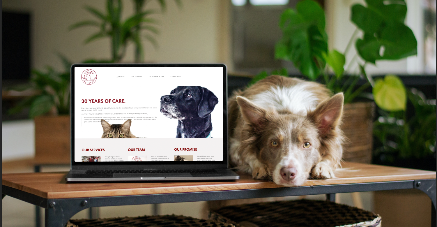 Laptop mockup of storm ready wifi