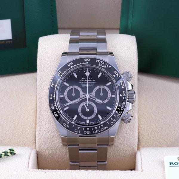 FS: Rolex Daytona Black Dial 126500LN Steel & Black Ceramic Full Set 1