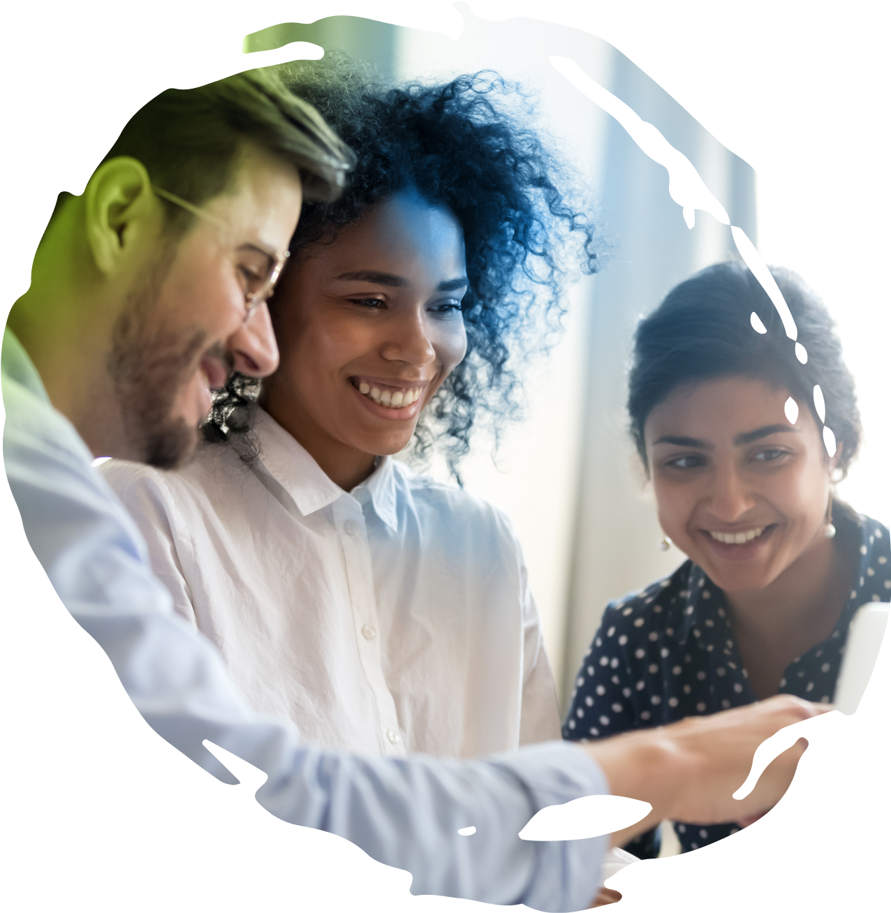 Consultants working together to advise their client