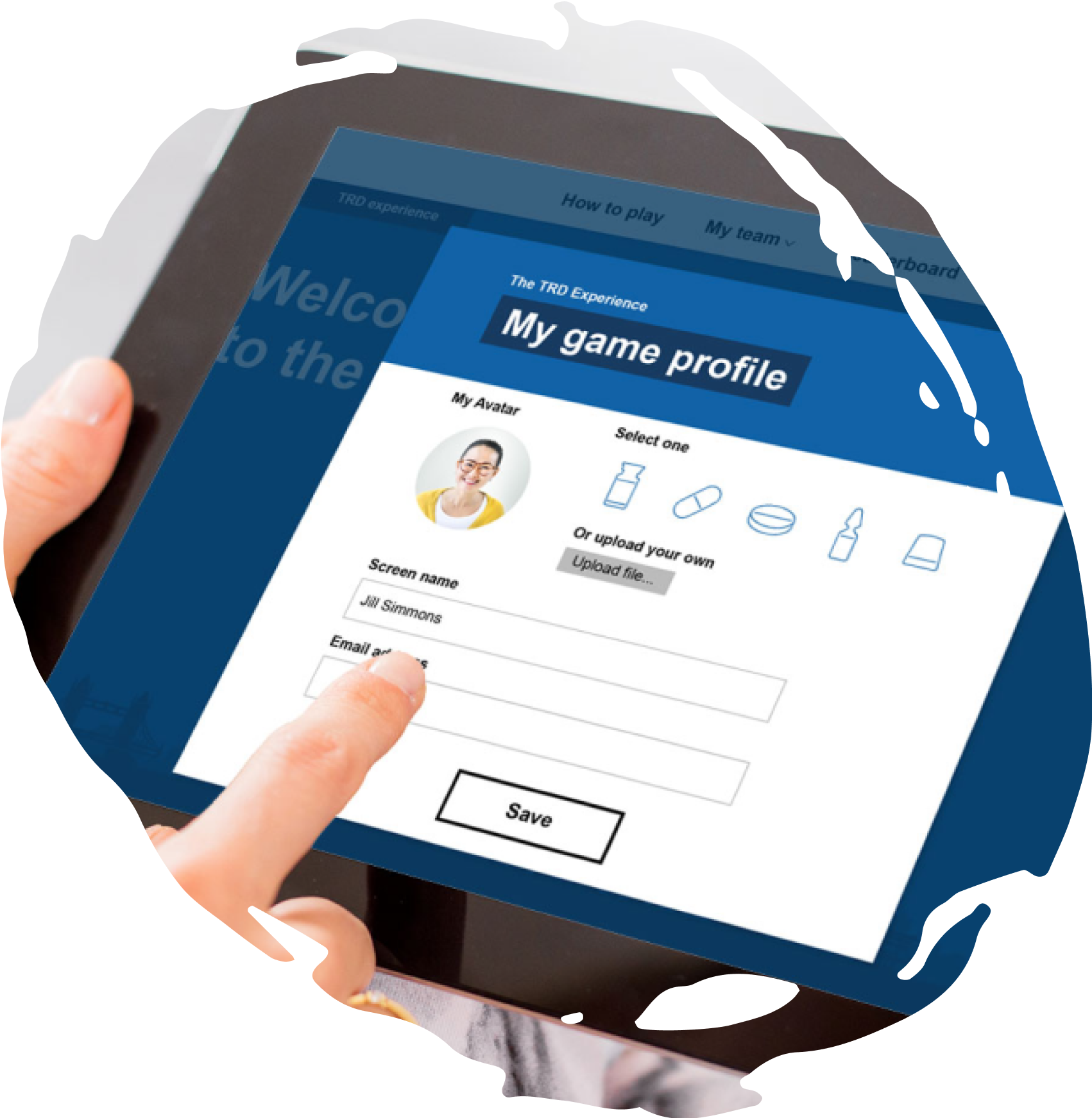 A game portfolio image