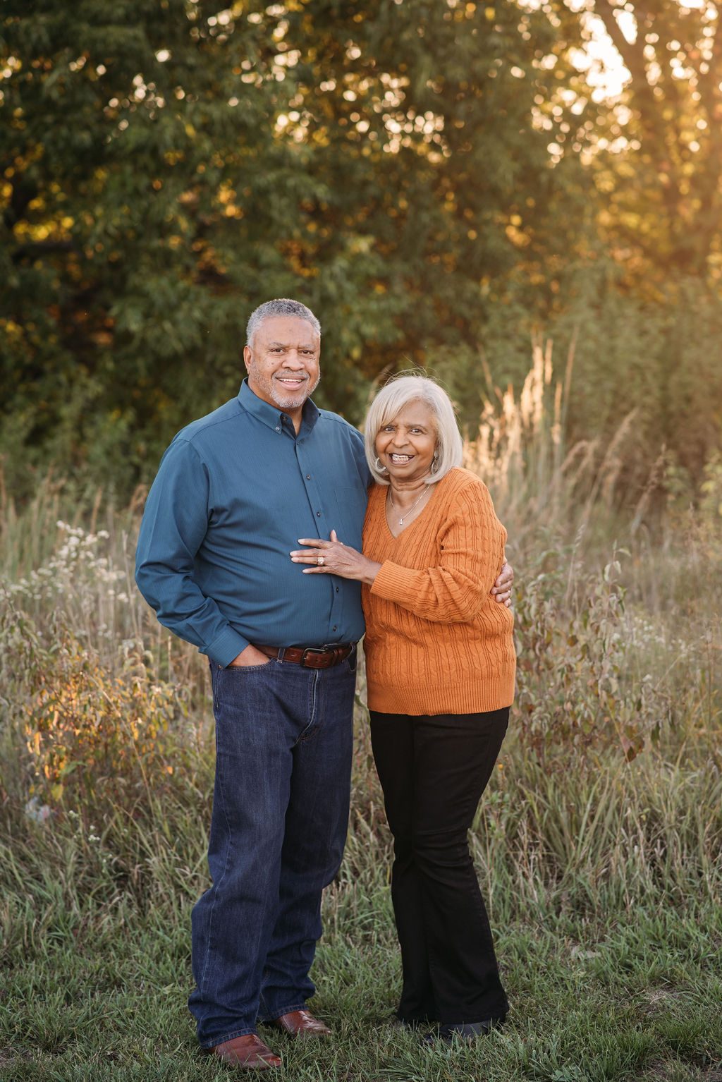 Portrait of Elders Martin and Alpha Walker
