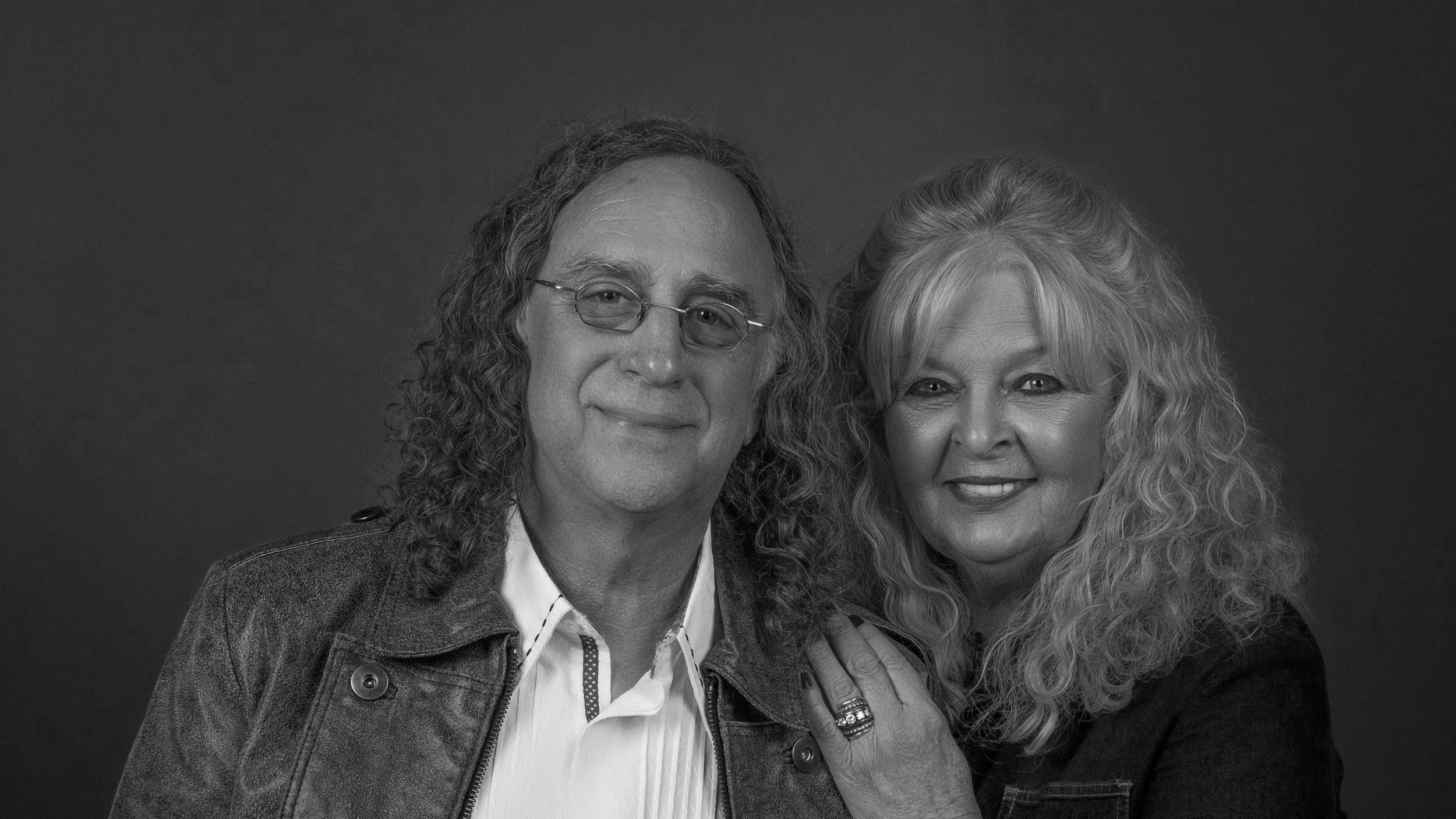 A portrait of Jimmie Bratcher and his wife