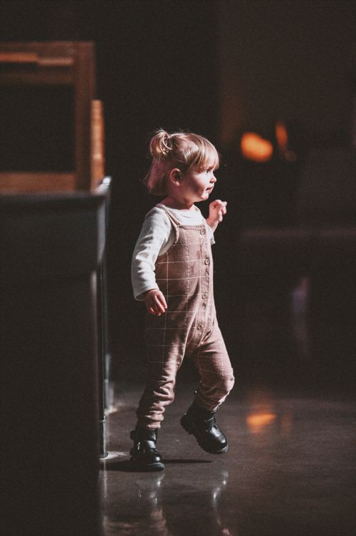 Charity's little girl on stage