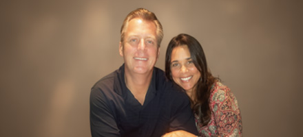 A portrait of Mike and Debora Borchardt