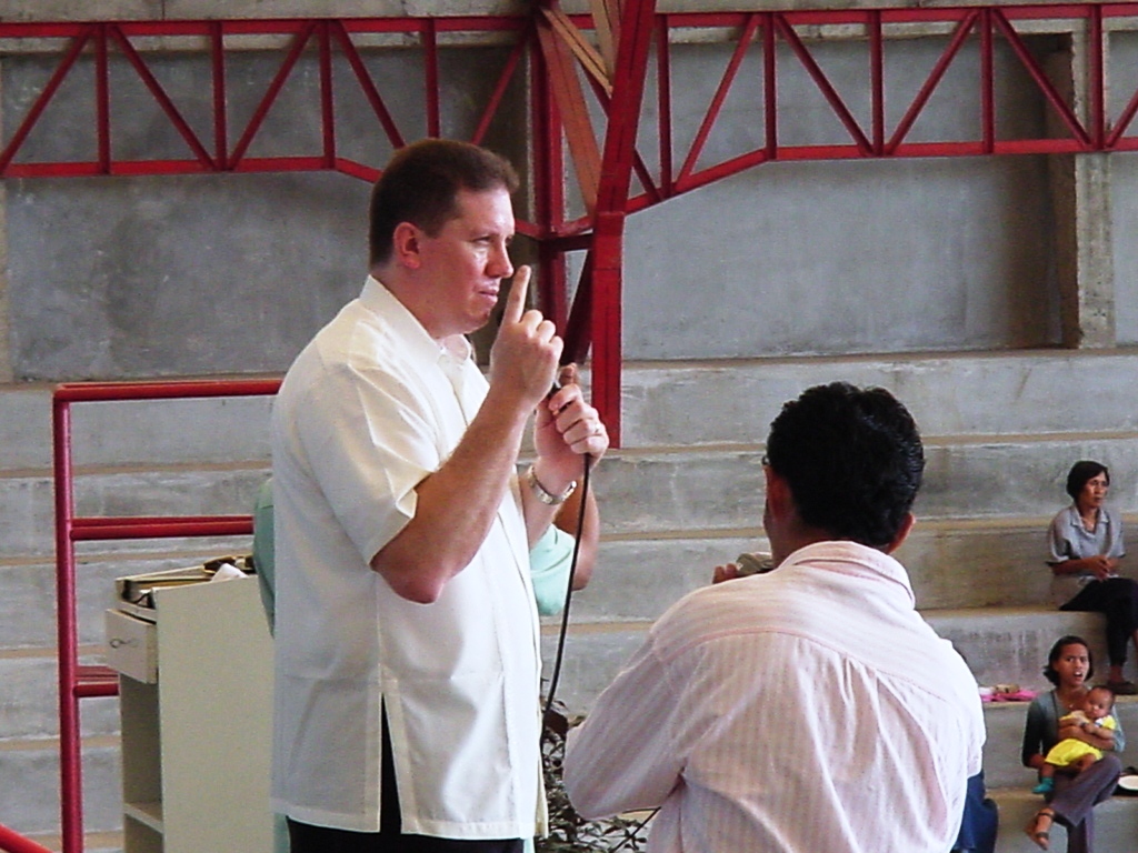 CJS preaching3 - 2001
Pastor David preaching in the Philippines. 
