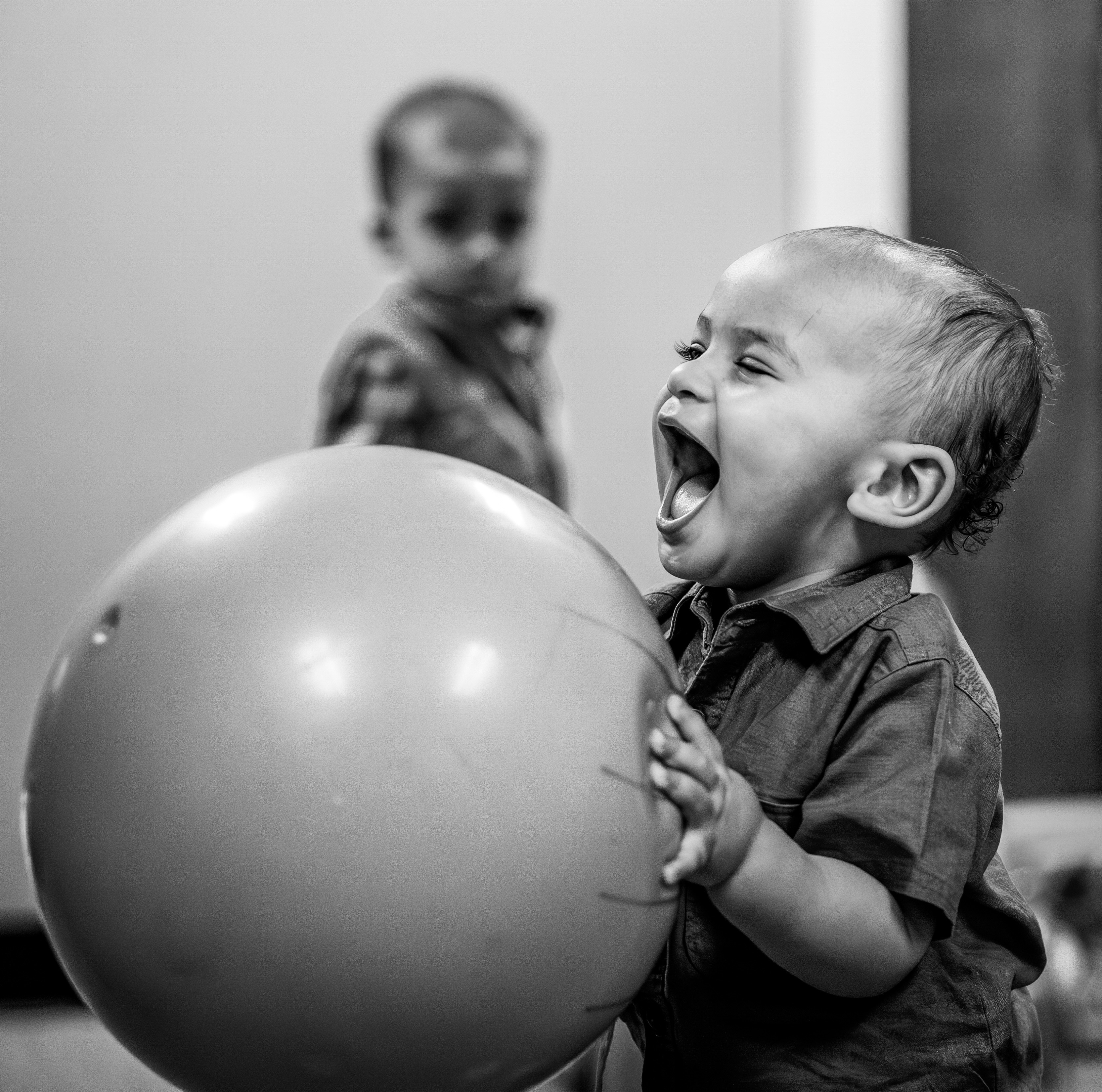 A high-tech manufacturing facility with a person walking through, representing the precision and reliability of Nimbus Library.