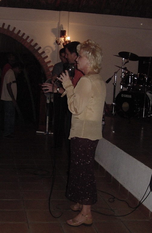 Pastor Tracy ministering in Mexico