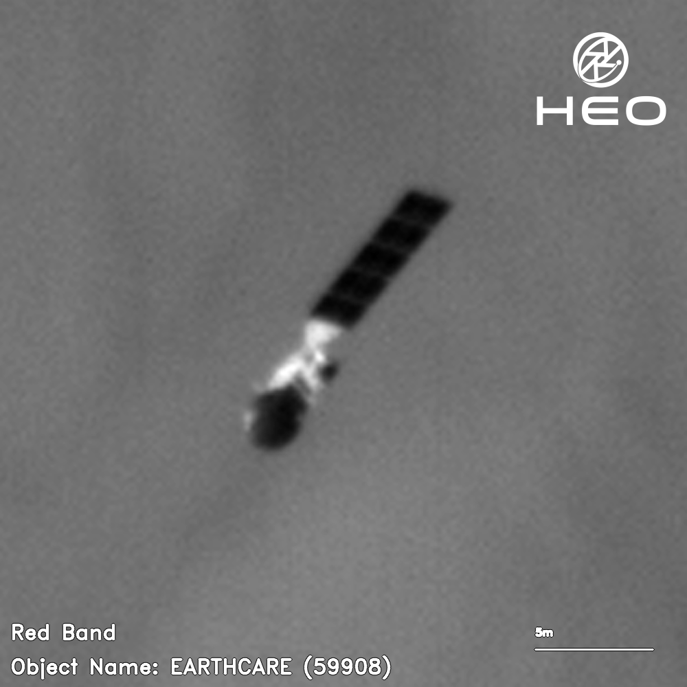 Resolved image of EarthCARE