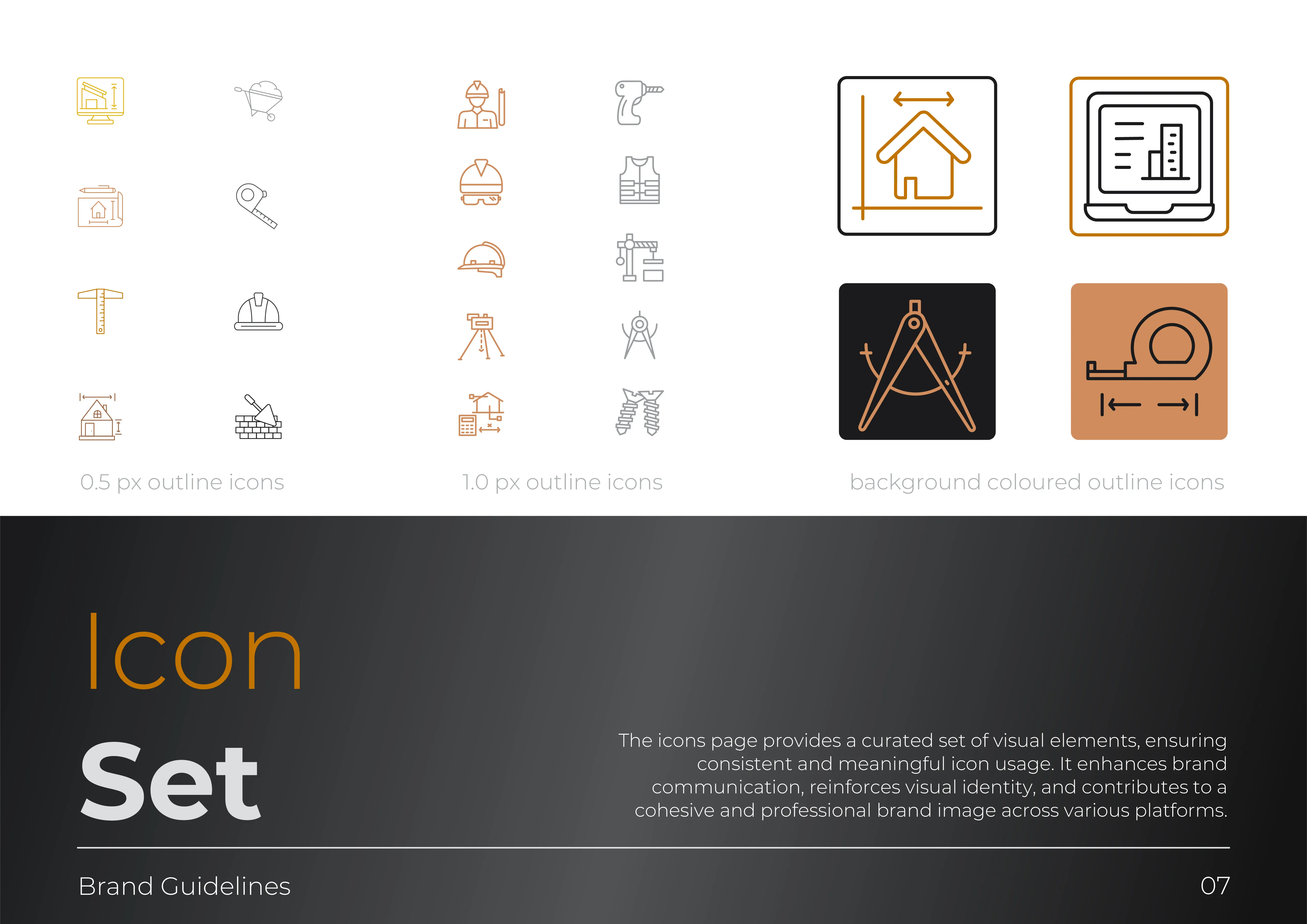 Shape Construction icon set
