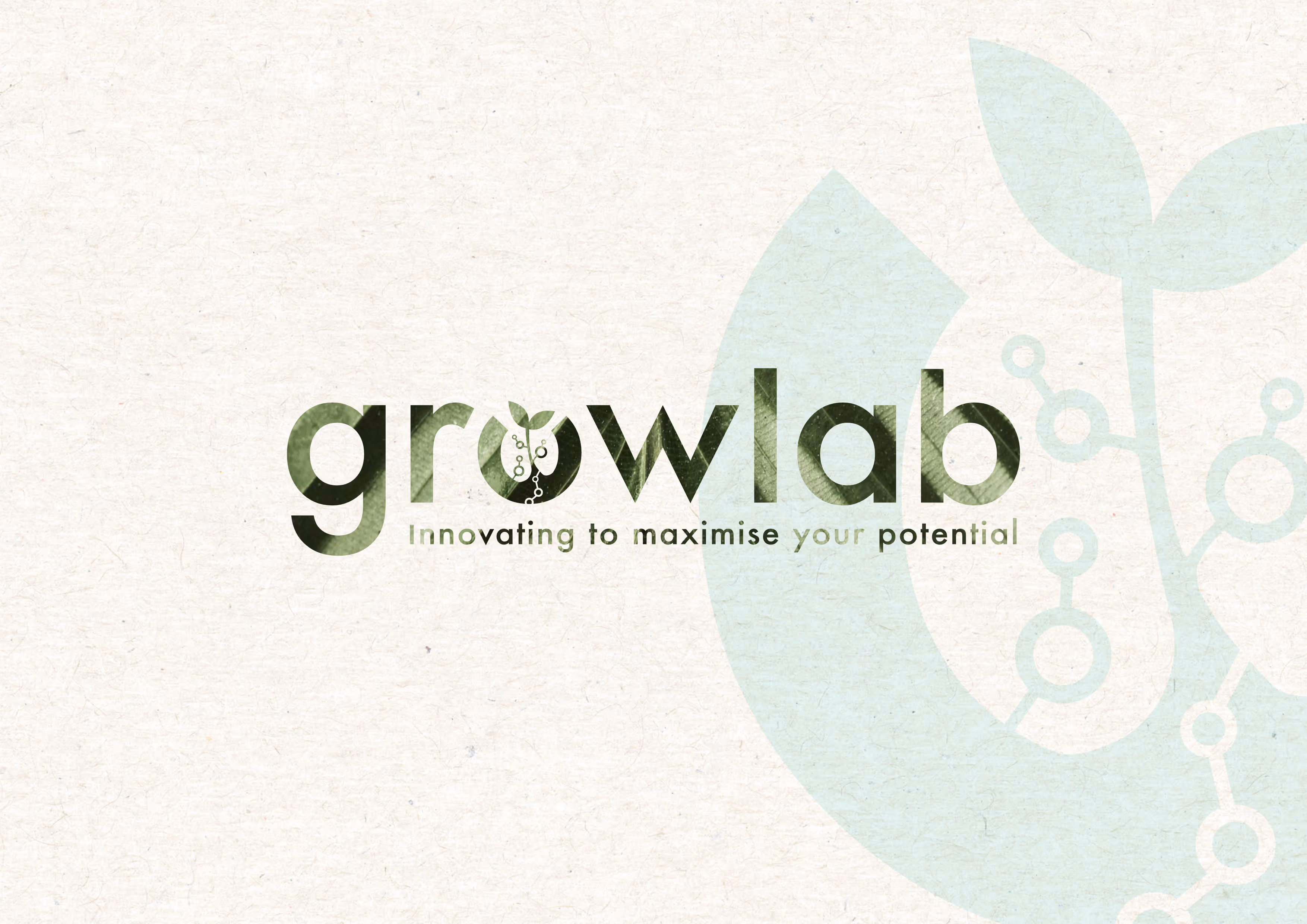 The growlab logo on a lightly textured background