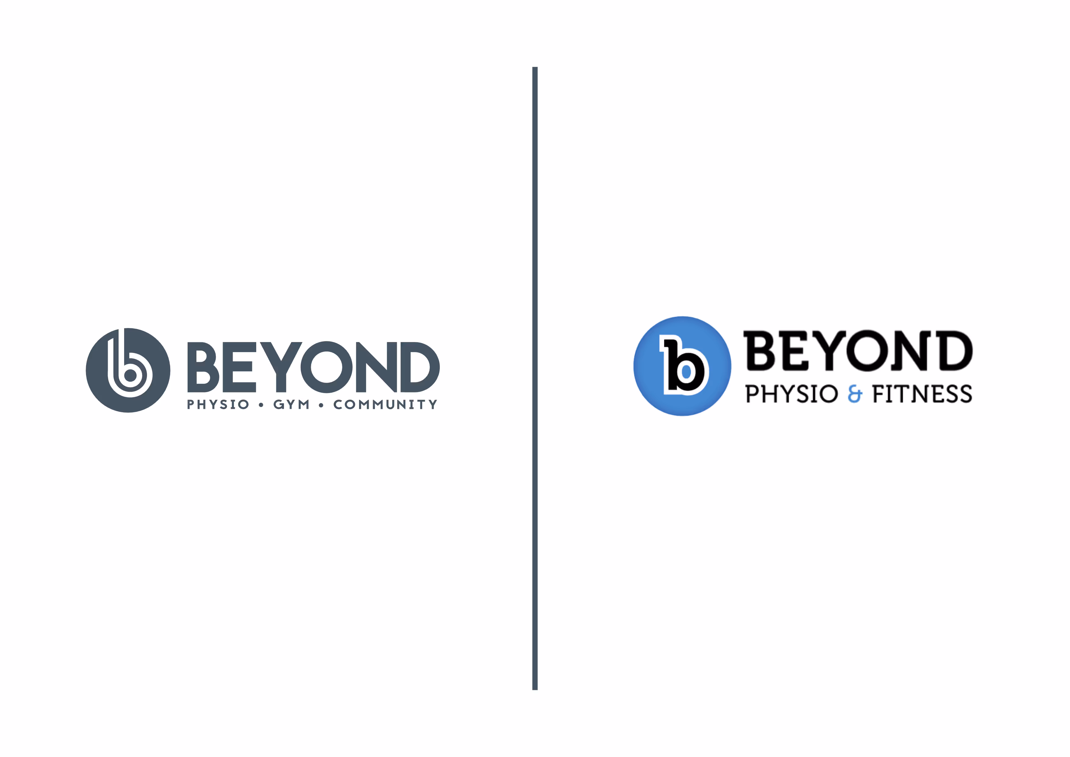The new and the old beyond logos compared side by side