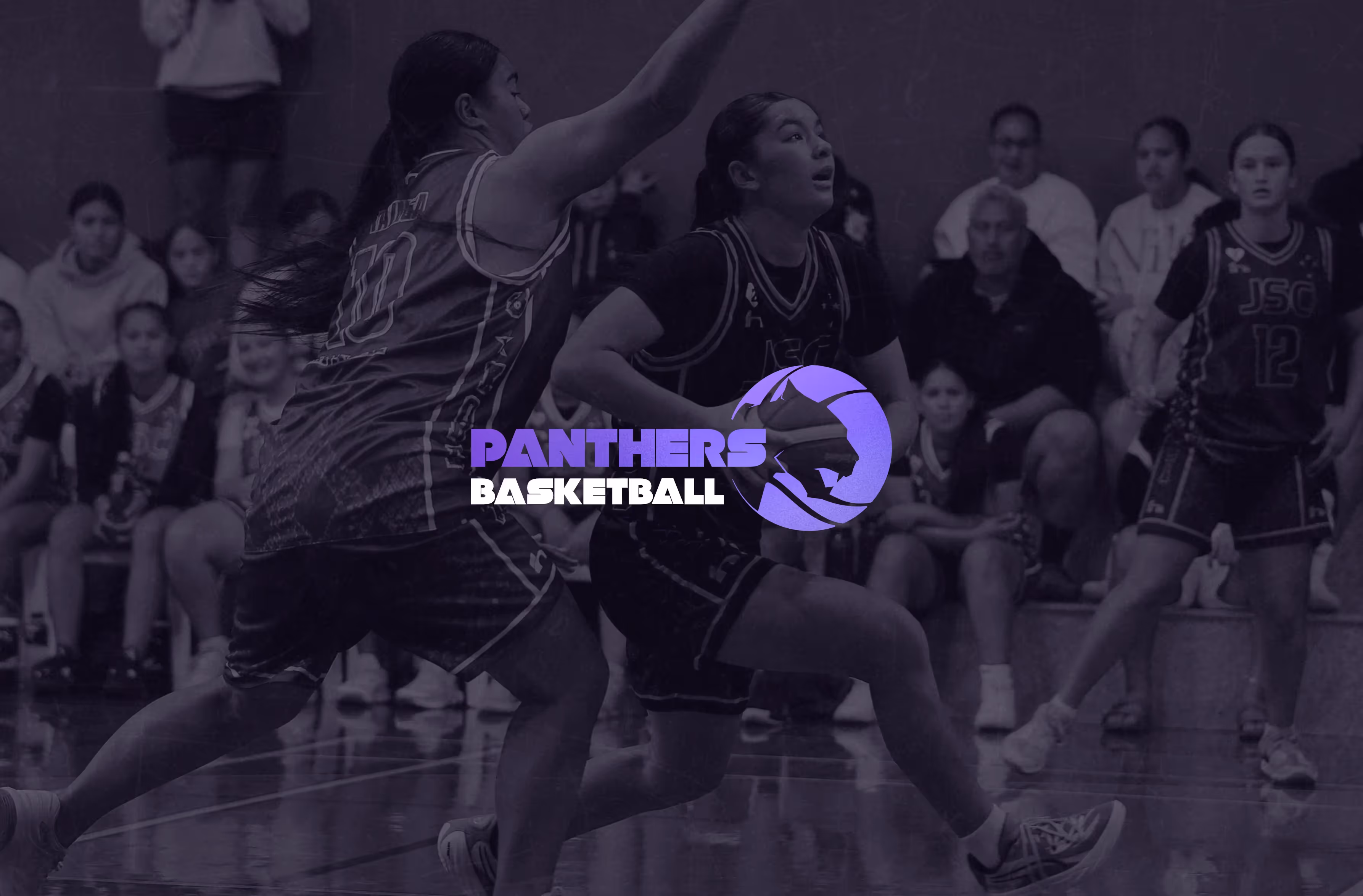 Not all projects get off the ground and this is one of them ( we’ll get into that later ) but I enjoyed the process and the final outcome of this one so thought I’d share it. I’ve worked with Paul on many projects through our Hoopnation connection and he approached me to create a team logo for a basketball team here in Tauranga. Panthers Basketball team needed a logo to represent the team, with the brief of something slick and modern with a colour way of purple and black so I set about coming up with something unique and recognisable. The logo initially started as a geometric face on panther head but something about it didn’t quite look right so we went back to sketching out a few ideas and how we could incorporate some form of basketball reference into that icon. We ended up as you can see illustrating a straight lined silhouette of a panther head and incorporating that into a ball shape to form the base of our icon. Next we needed a modern and strong font that would fit the dynamic of the team. We presented the logo giving the team the option to use the logo vertically stacked as well as horizontally displayed or just using the icon for the team. Unfortunately after some debate the team decided the name wasn’t quite right so it’s back to the drawing board for now. 