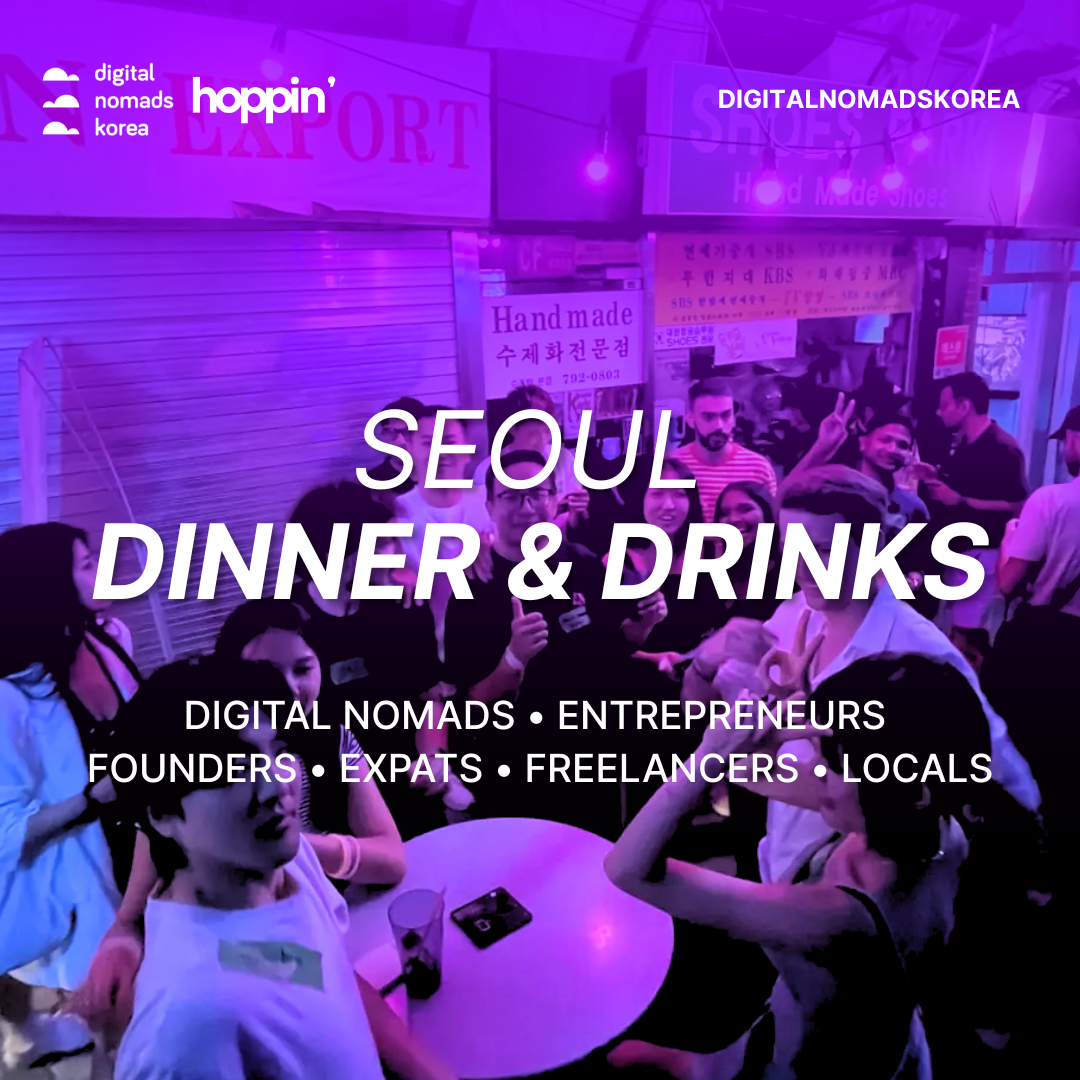 ✦ DINNER & DRINKS ✦ DNK Digital Nomads, Entrepreneurs, Expats & Locals Meetup 🍻 event cover