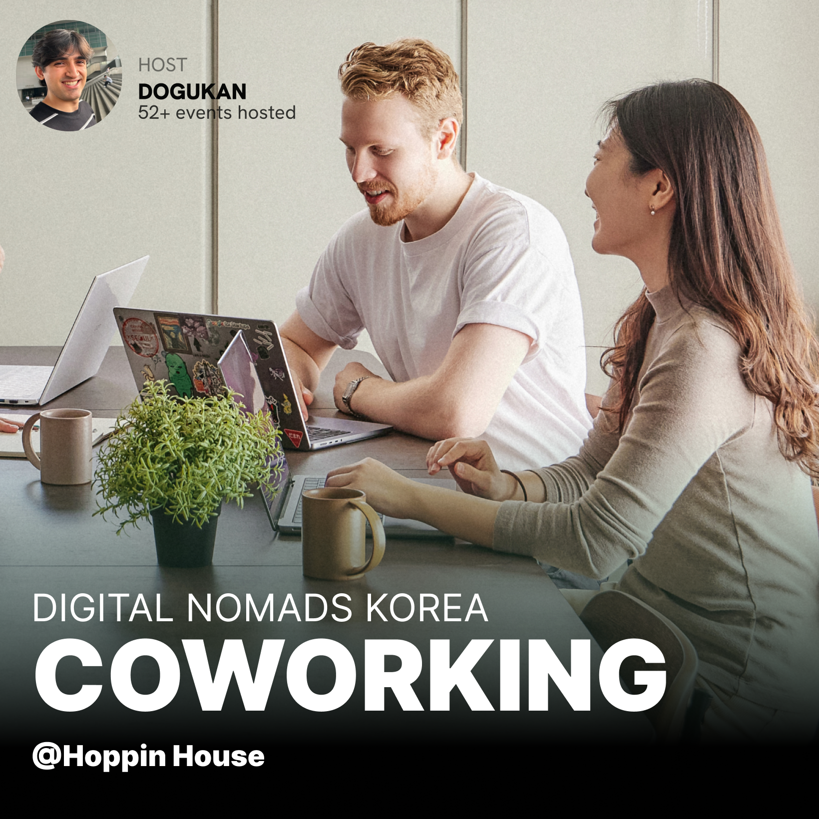 Coworking & Dinner @ Hoppin House | 디지털노마드 코워킹 & 디너 💻🍚 event cover