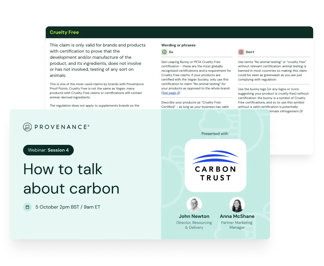 Empower your teams to make compliant green claims