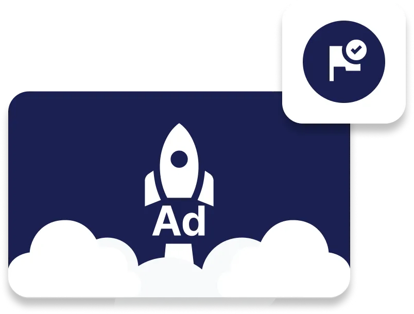 Иллюстрация запуска кампании Blockchain-Ads