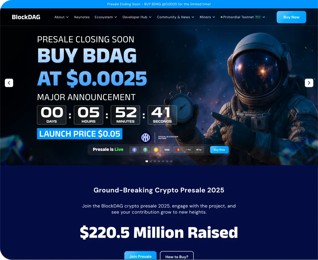 BlockDAG advertising campaign success story on Blockchain-Ads
